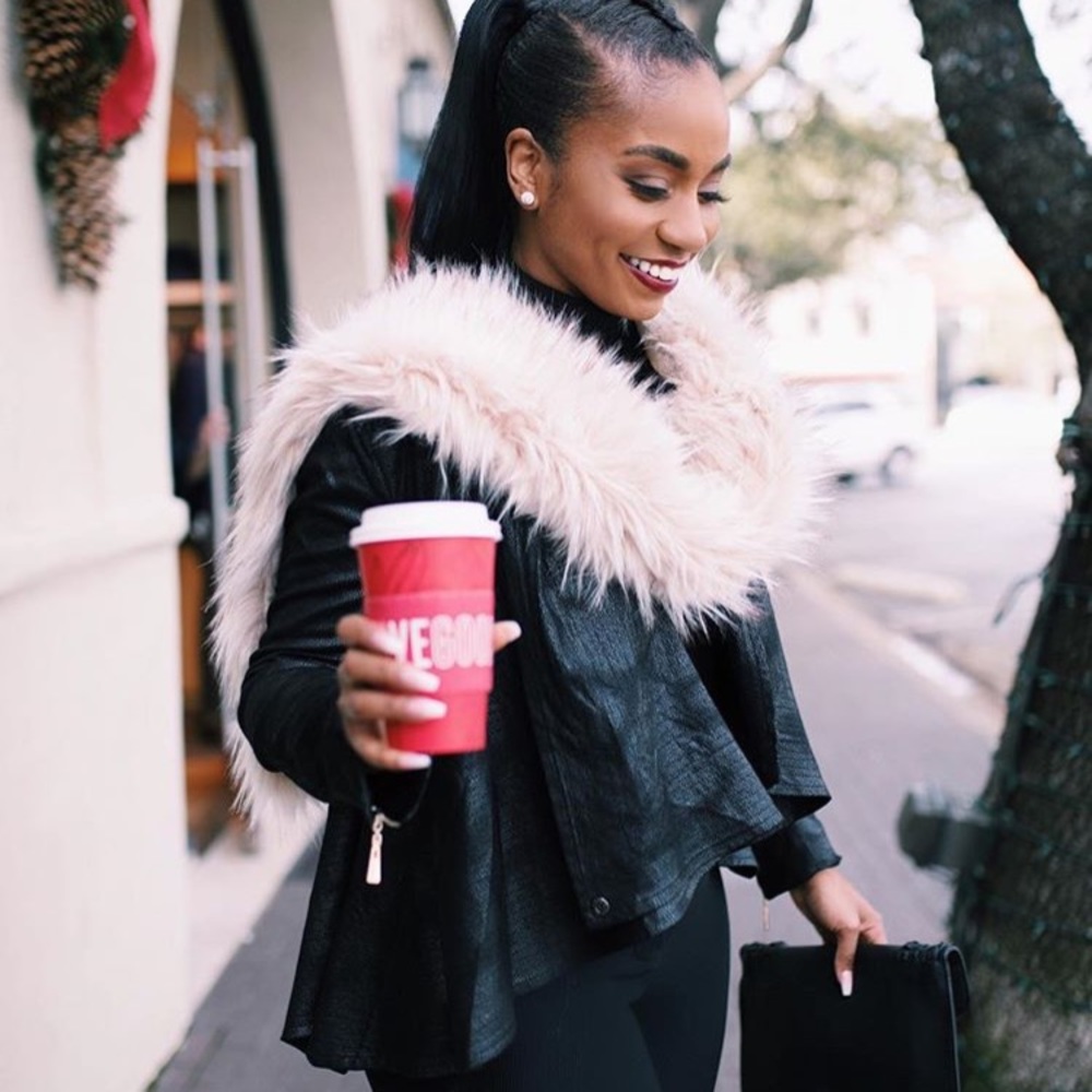 Faux Leather Jacket